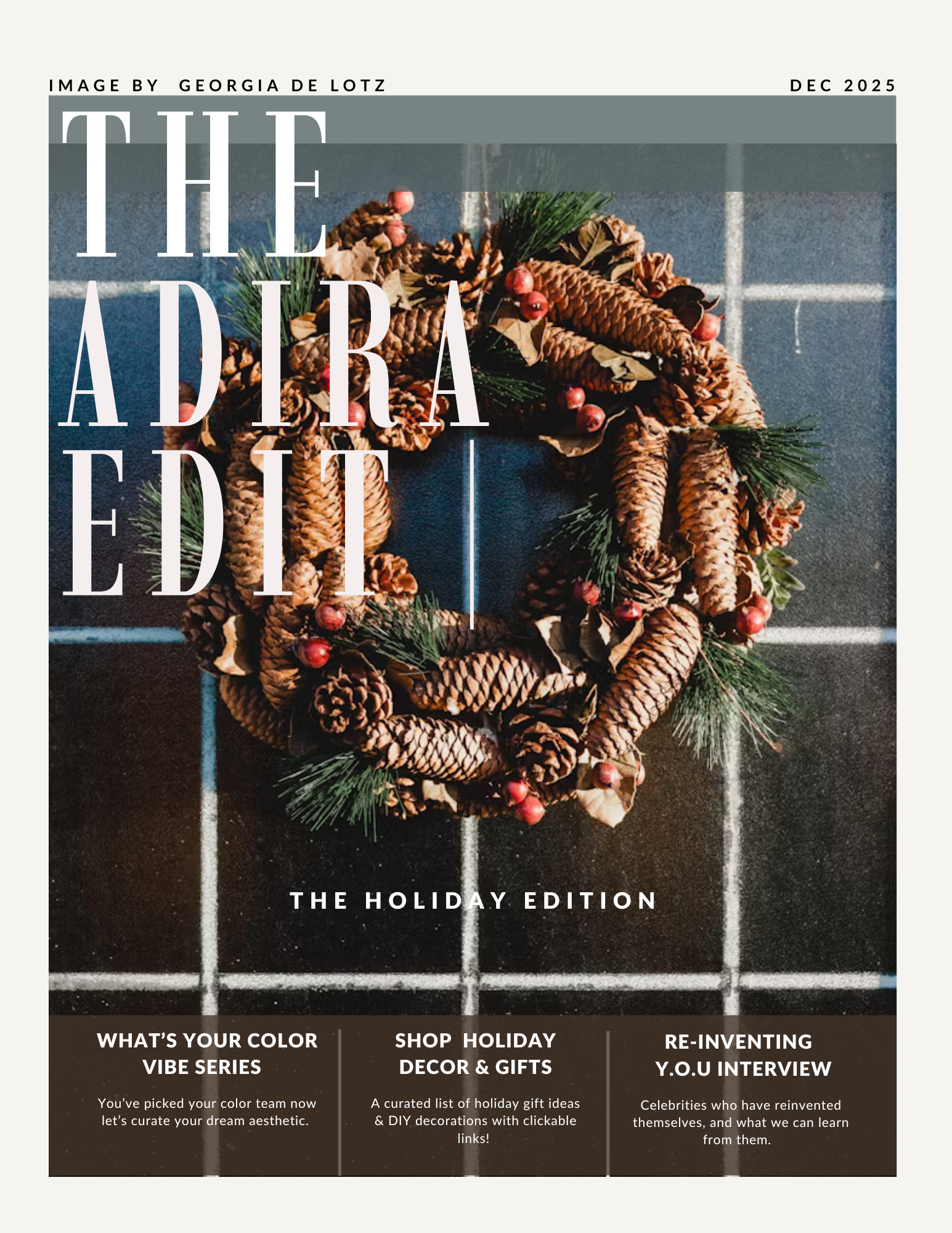 The Holiday Edition 2025 cover