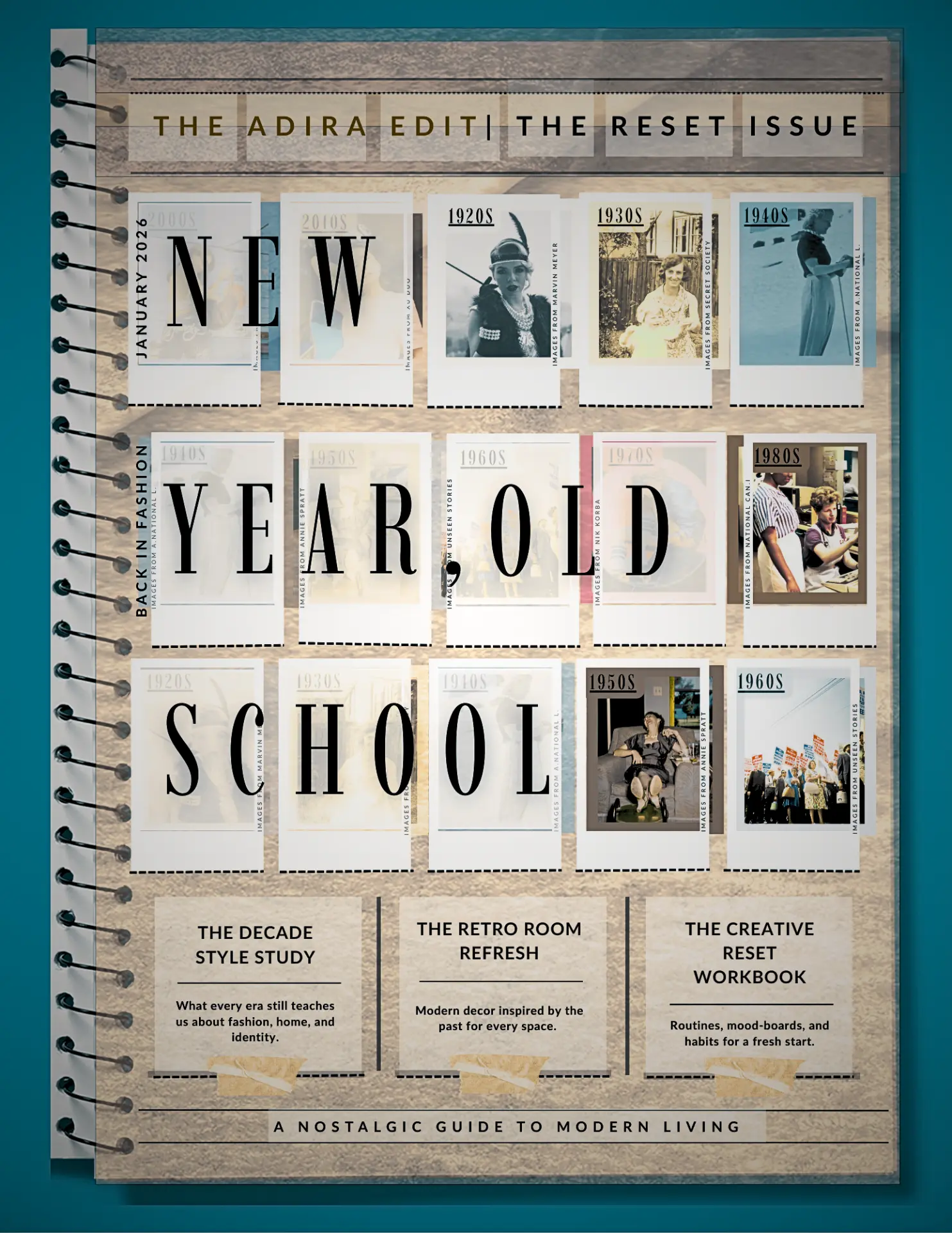 January Issue: Re-Style, Re-Set cover